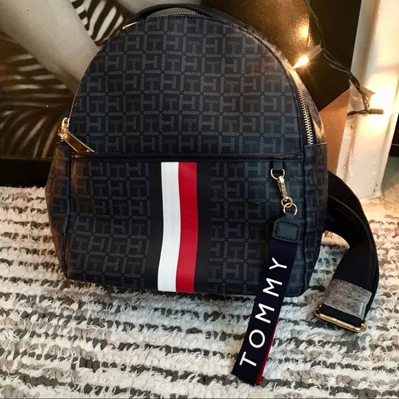 Tommy Hilfiger Handbags - NWT Signature coated Tommy Hilfiger backpack